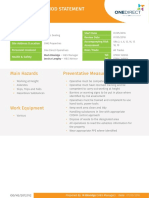 Mastic Sealing Method Statement