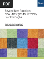 Beyond Best Practices: New Strategies For Diversity Breakthroughs