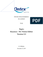 Keyence - XG Vision Editor PDF