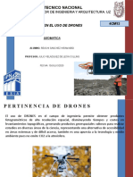 Pertinencia Del Uso de Drones - PPSX