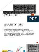 Determinacion Del Tipo de Estudio