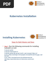 Kubernetes Installation