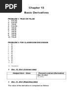 Sol. Man. - Chapter 13 - Basic Derivatives - Ia Part 1a