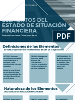 Elementos Del Estado de Situación Financiera PDF