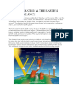 Solar Radiation & The Earth'S Energy Balance