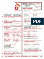 NEET/JEE: 2020-21: Periodic Properties