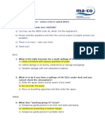 Test: Dangerous Goods Incl. HAZMAT: Prüfung 1 Family Name, Given Name - Please Write in Capital Letters