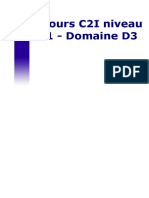 Cours C2I Niveau 1 - Domaine D3