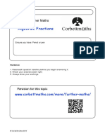 Algebraic Fractions: Level 2 Further Maths