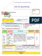 Sesión de Aprendizaje Leemos Un Cuento Sobre El Covid 19 - MD