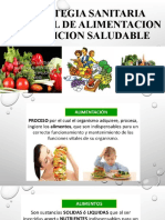 Estrategia Sanitaria Nacional de Alimentacion y Nutricion Saludable