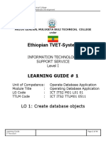 Ethiopian TVET-System: Learning Guide # 1