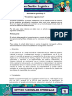 Evidencia 1 Articulo Trazabilidad Organizacional