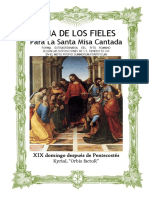 XIX Domingo Después de Pentecostes Orbis Factor