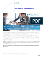 What Is The Procurement Management Process?