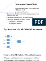 Mcculloch-Pitts Neural Model and Pattern Classification.