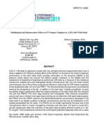 Metallurgical and Micostructural Effect On CVN Impact Toughness in 2,25Cr1Mo Weld Metal