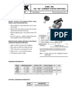 H-800 / 900 "Go / No" Current Status Switches: Specifications