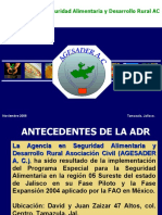 AGESADER 2008 Resultados - PESA - Sureste