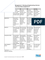 Flow Chart Rubric Assignment #1