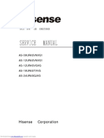 Hisense Corporation: AS-09UR4SVNVG1 AS-12UR4SVNVG1 As-12Ur4Svgvg As-18Ur4Stvvg As-24Ur4Sqjvg