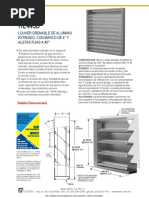 Ficha Tecnica Louver HL445D