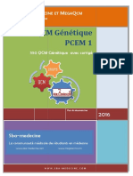 550 QCM Génétique WWW - Sba-Medecine