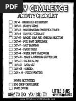 14 Day Activity Challenge PDF