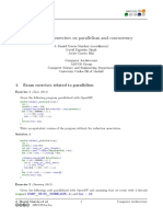 Solutions To Exercises On Parallelism and Concurrency