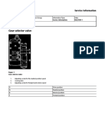 Gear Selector Valve: Service Information