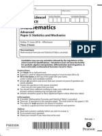 9MA0 - 03 Statistics and Mechanics