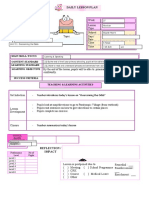 Daily Lesson Plan: Main Skill/ Focus Content Standard Learning Standard Learning Objective