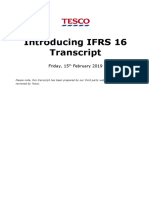 Tesco Ifrs Presentation Transcript