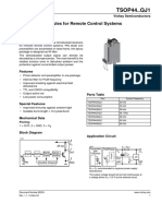 TSOP44..QJ1: IR Receiver Modules For Remote Control Systems