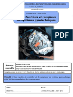 Cours Prof Controler Et Remplacer Les Systemes Pyrotechniques