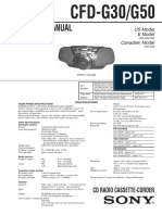 Service Manual: CFD-G30/G50