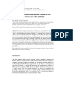 Proximate Composition and Mineral Content of Two Edible Species of (Tree Spinach)