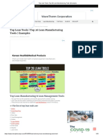 Top Lean Tools - Top 26 Lean Manufacturing Tools - Examples