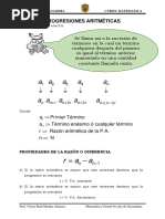 Progresiones Aritmeticas PDF