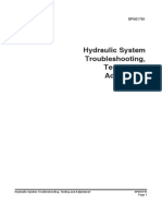 Hydraulic System Troubleshooting, Testing and Adjustment