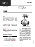 Type 310A-32A Pilot Operated Regulator