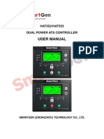 User Manual: HAT552/HAT553 Dual Power Ats Controller