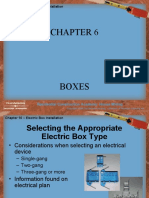 Chapter 10 - Electric Box Installation