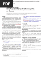 ASTM C511 - 19 - Mixing Rooms, Moist Cabinets, Moist Rooms, and Water Storage Tanks Used in The Testing of Hydraulic Cements and Concretes PDF