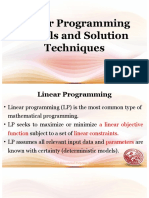 2F - LP Solution Techniques