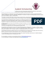 LTA Scholarship Application