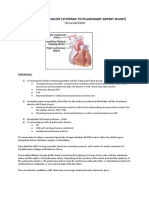 Blalock Taussig Shunt PDF