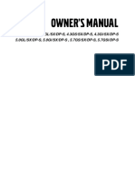 5.7 GS Volvo Penta Owners Manual