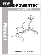 WB UB16 Powertec Utility Bench Assembly Manual