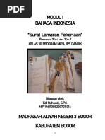 P1-P2 - Bahasa Indonesia Kelas 12 Mipa-Ips-Iik - Bab I - Surat Lamaran Pekerjaan - Pertemuan 1-2 PDF